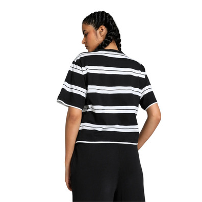 PUMA SQUAD Striped Tee "Schwarz"