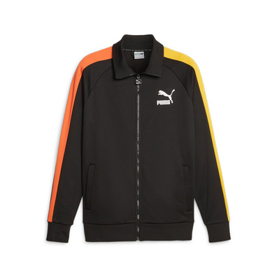 Puma T7 ICON Trackingjacke "Black-Hot Heat"