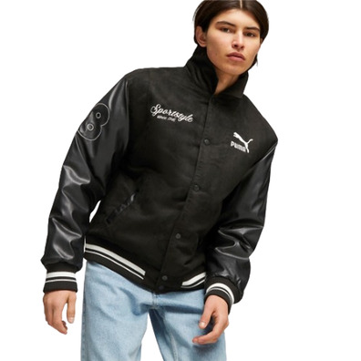 VERFAHREN Varsity Jacke schwarz