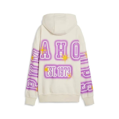 Puma Frauen Basketball Art-Hitect Sparkle OS Hoodie "Alpine Snow"