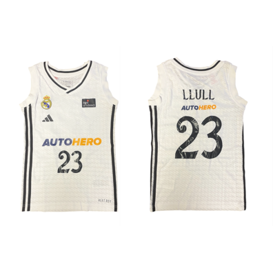 Real Madrid Camiseta Basket Niñ@ 1. Team 24/25 #23 LLULL #