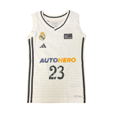 Real Madrid Camiseta Basket Niñ@ 1. Team 24/25 #23 LLULL #