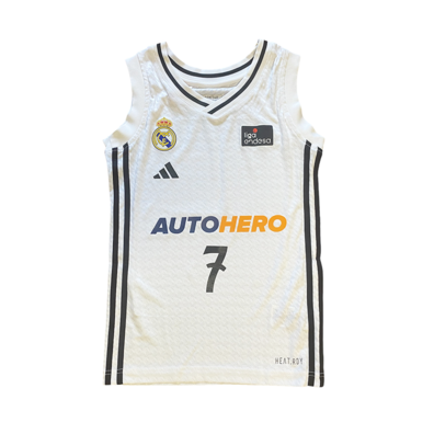 Real Madrid Camiseta Basket Niñ@ 1. Team 24/25 #7 CAMPAZZO #