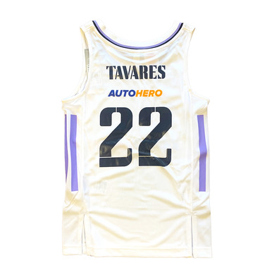 Real Madrid Camiseta Basket Niñ@ 1a Equipación # 22 TAVARES #