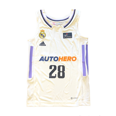 Real Madrid Camiseta Basket Niñ@ 1a Equipación # 28 YABUSELE #