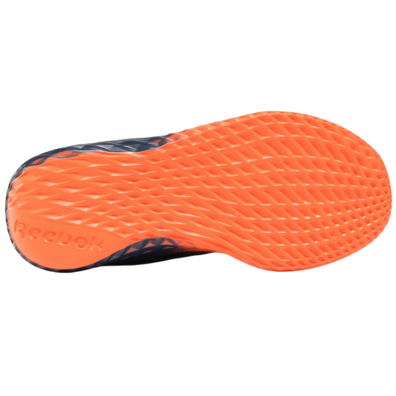 Reebok Running Kids\' Rush Runner 5.0 Syn "Vector Navy-Pump Orange"