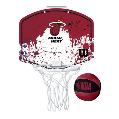 Minicanasta Wilson Team Mini Hoop NBA Miami HEAT