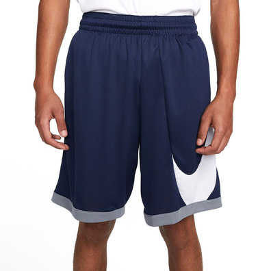 Kurz Nike Dri-FIT Herren Basketball "Navy/White"