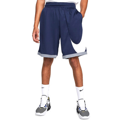 Kurz Nike Dri-FIT Herren Basketball "Navy/White"