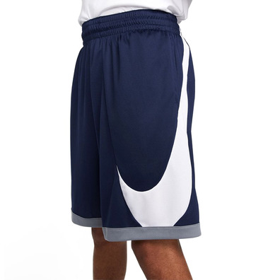 Kurz Nike Dri-FIT Herren Basketball "Navy/White"