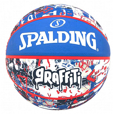 Balón Spalding Blue Red Graffiti Sz7 Gummi (Talla 7)