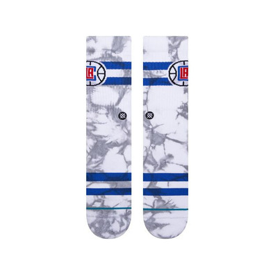 Stance Casual NBA Clippers Gefärbte Crew Socken "Silber"