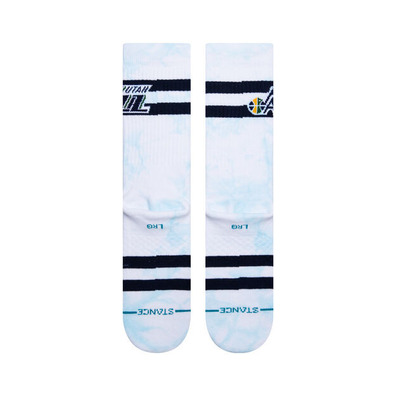 Stance Casual NBA Jazz Dyed Crew Socken "Blau"