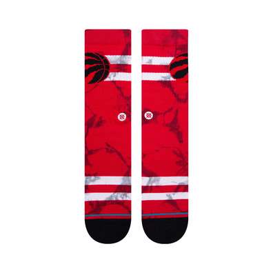 Stance Casual NBA Raptors Dyed Crew Socken "Red"