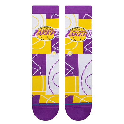 Stance Casual NBA Zone LAL Crew Socken