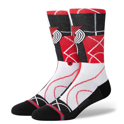 Stance Casual NBA Zone POR Crew Socken