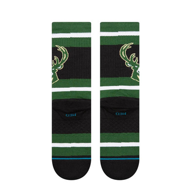 Stance Casual Prep Milwaukee Bucks Crew Socken