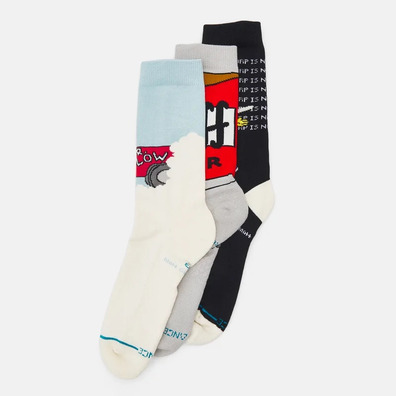 Stance Casual Die Simpsons Box Set Multicolor Crew Sock