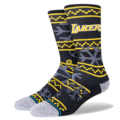 Stance NBA L.A Lakers Frosted 2 Crew Socken "Schwarz"