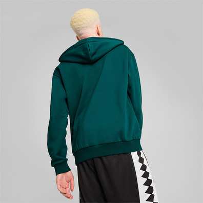 Capucha Sweatshirt Basket Puma Jaws Core 2.0 "Cold Green"