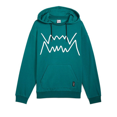 Capucha Sweatshirt Basket Puma Jaws Core 2.0 "Cold Green"