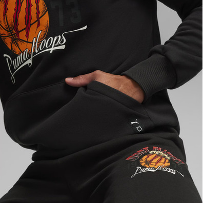 Puma Basketaball Graphic Booster Hoodie "Black"