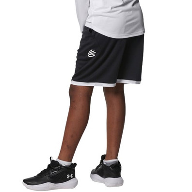 UA Jungs Curry Big Splash Short "Black-White"