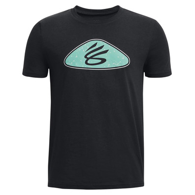 UA Boys \'\' Curry Logo Short Sleeve Tee "Black"