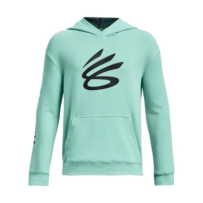 UA Boys\' Curry Splash Hoodie "Neo Turquoise"