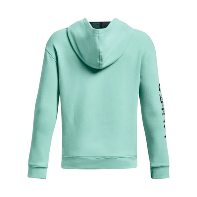 UA Boys\' Curry Splash Hoodie "Neo Turquoise"