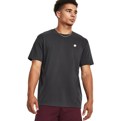 UA Curry Vine Heavyweight SS Shirt "Jet Gray-White"