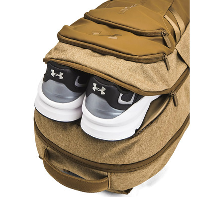 UA Hustle Pro 6.0 Rucksack "Coyote Brown Full Heather"