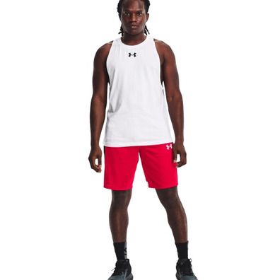 UA Herren Baseline 10" Shorts "Red"