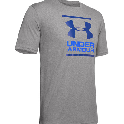 UA Herren GL Foundation Short Sleeve T-Shirt "Steel Light Heather"