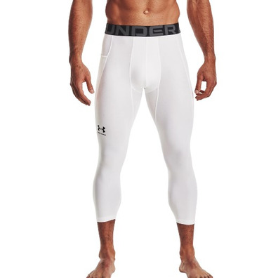 UA Herren HeatGear® Armour 3⁄4 Leggings "White"