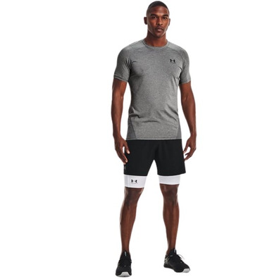 UA Herren HeatGear® Armour Pocket Long Short "White"