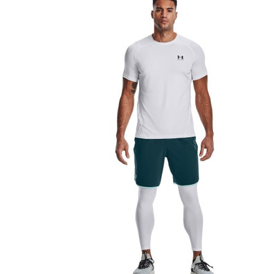 UA Herren HeatGear® Leggings "White"