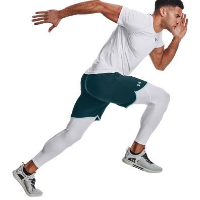 UA Herren HeatGear® Leggings "White"