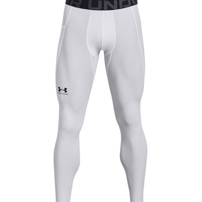 UA Herren HeatGear® Leggings "White"