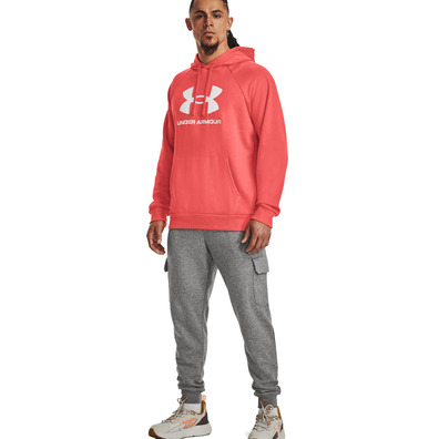 UA Herren Rival Fleece Logo Hoodie "Venom Red"