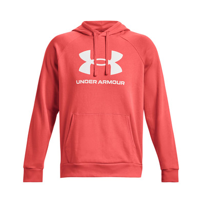 UA Herren Rival Fleece Logo Hoodie "Venom Red"