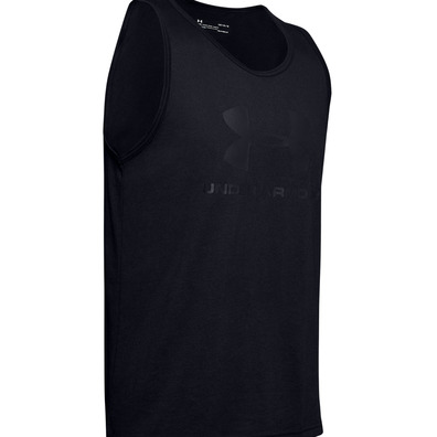 UA Herren Sportstyle Logo Tank "Schwarz"