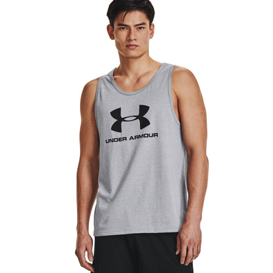 UA Herren Sportstyle Logo Tank "Gray"