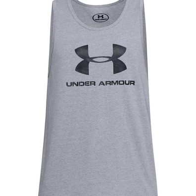 UA Herren Sportstyle Logo Tank "Gray"