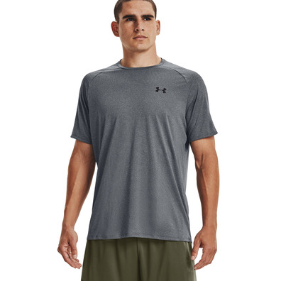 UA Herren TechTM 2.0 Texturierte Kurzarm T-Shirt "Pitch Gray"