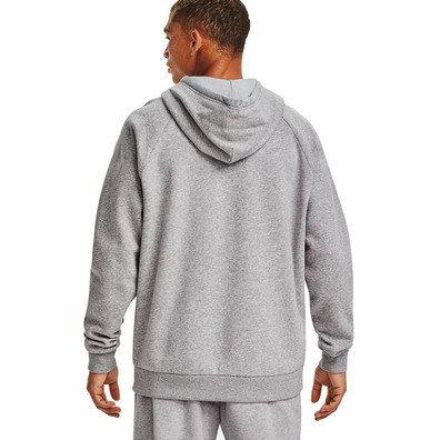 UA Rival Fleece Big Logo Hoodie "Mod Gray Light"