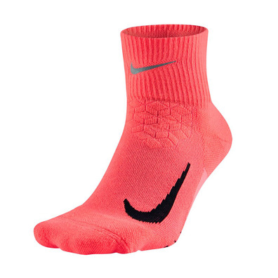 Unisex Nike Elite Kissen Quarter Running Sock (667)