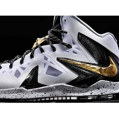 Lebron X P.S. Elite+ "Goldhome" (100/weiß/oro/negro)