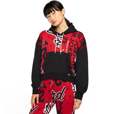 Wmns Jordan Flc Aop Hoodie Core