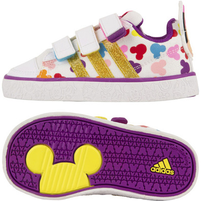 Adidas Disney Mickey und Freunde Infant (blanco/malva)